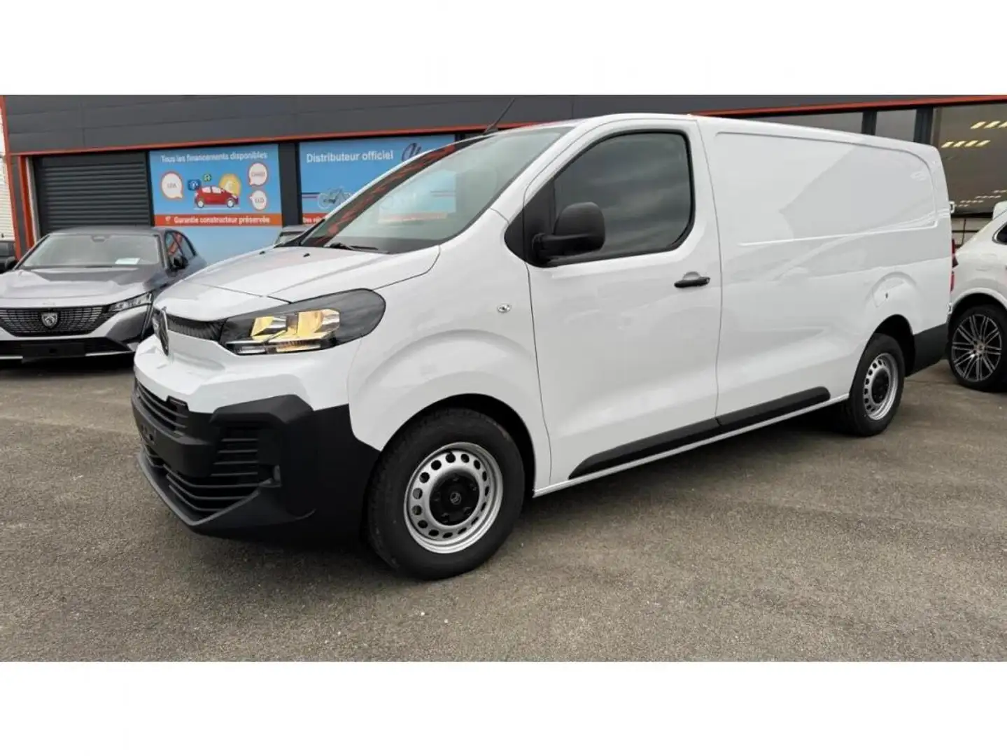 Citroen Jumpy IV 3 PLACES XL 2.0 BlueHDi 180cv EAT8 + Antibrouillard + CAMERA + TVA RECUPERABLE + NEUF 0KM Blanc - 1