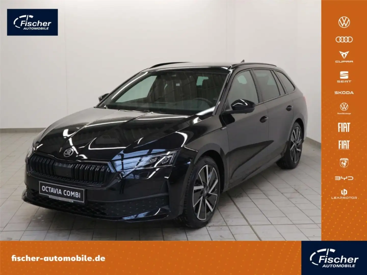 Skoda Octavia Combi 2.0 TDI Sportline Schwarz - 1