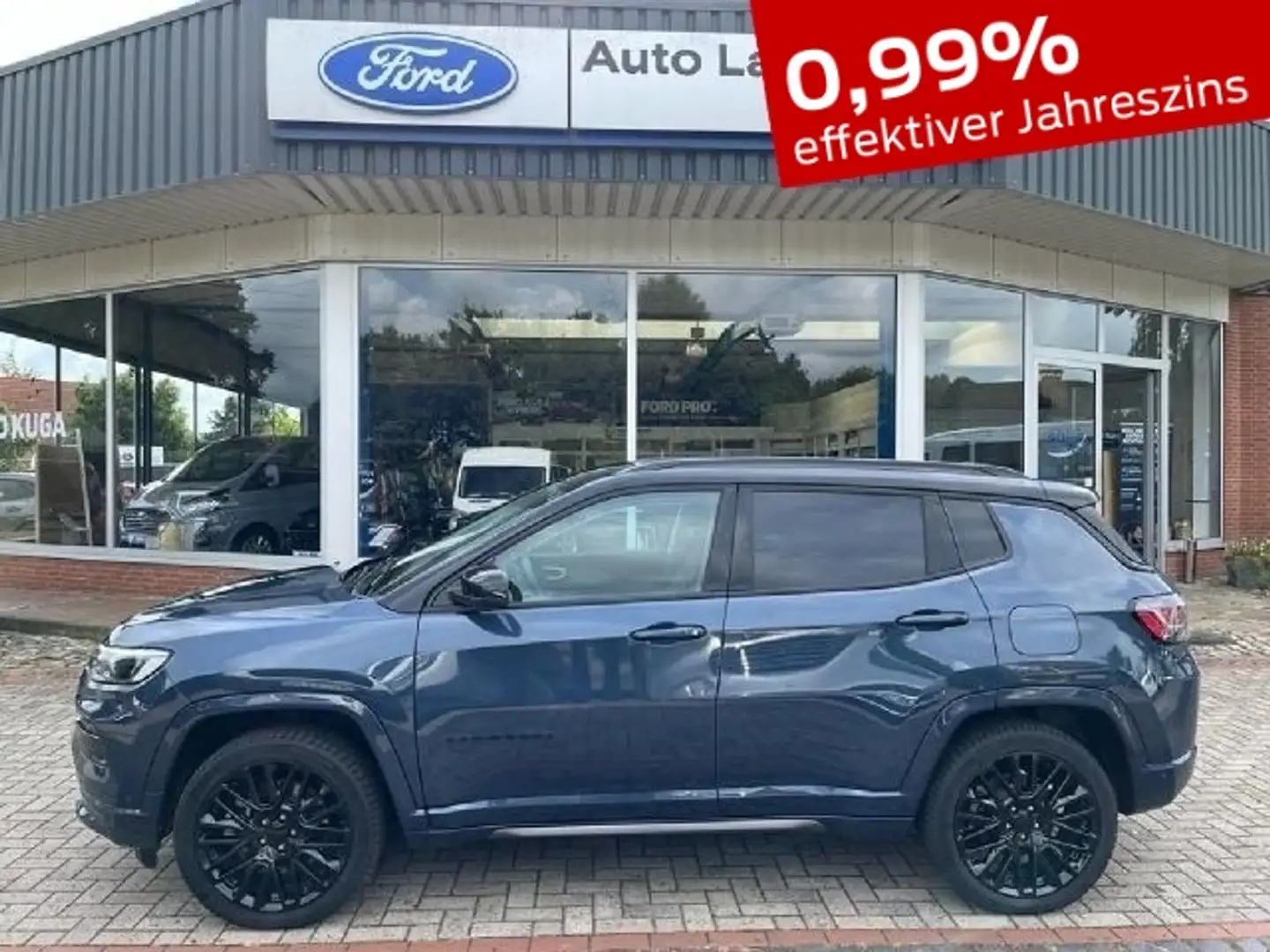 Jeep Compass 1.3 S Plug-In Hybrid 4WD 0,99% AKTION Navi Leder S Blue - 1