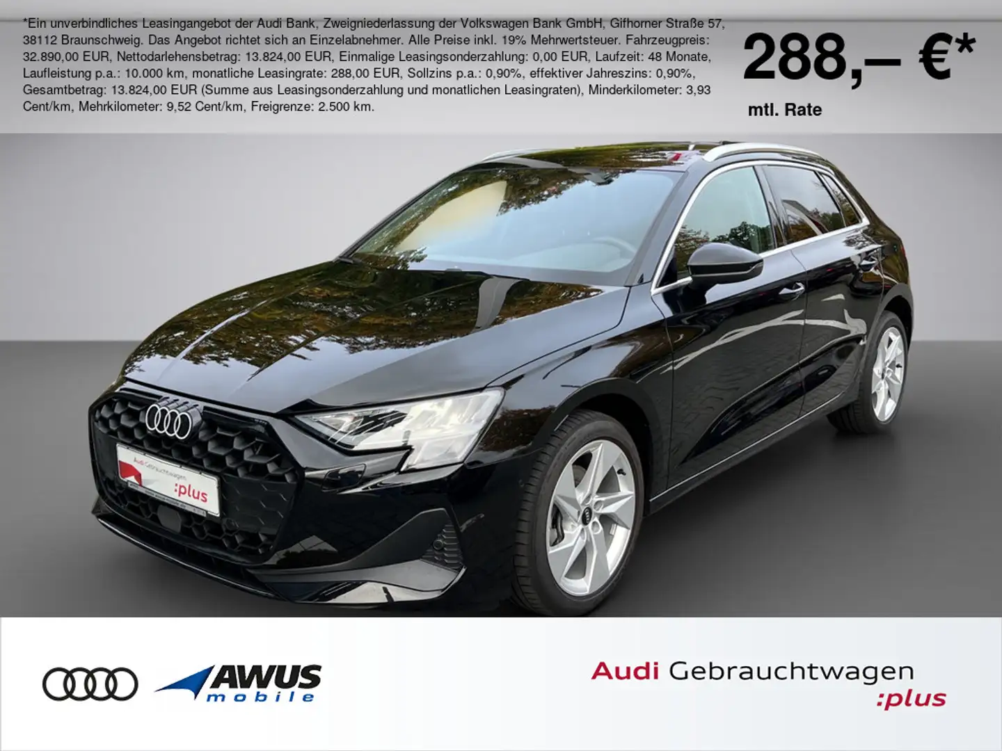 Audi A3 Sportback KLIMA PDC SHZ NAVI FACEL. LED Schwarz - 1