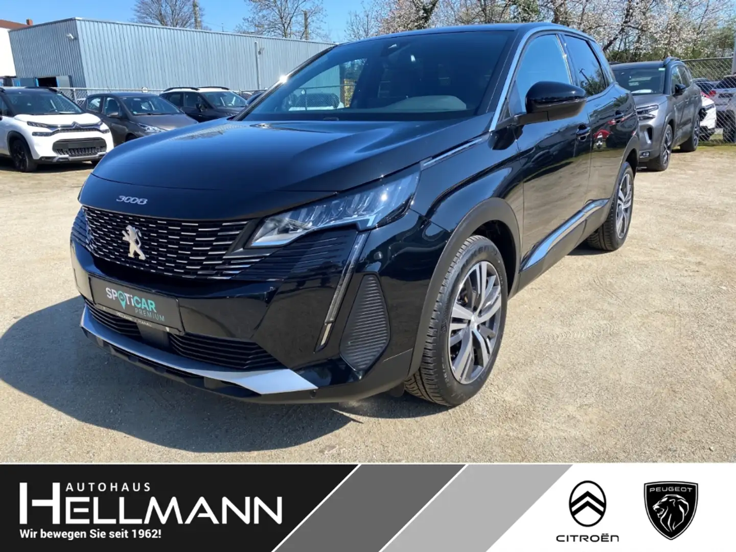 Peugeot 3008 Allure Pack 1.2 Mild-Hybrid 145 e-DSC6 Noir - 1
