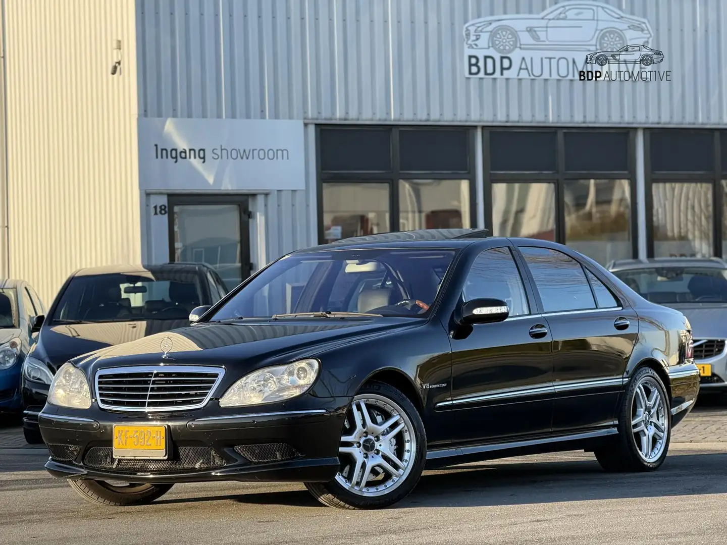 Mercedes-Benz S 55 AMG Lang UNIEK LAGE KM STAND! Black - 1