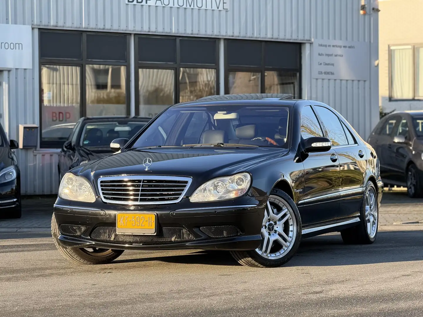 Mercedes-Benz S 55 AMG Lang UNIEK LAGE KM STAND! Black - 2