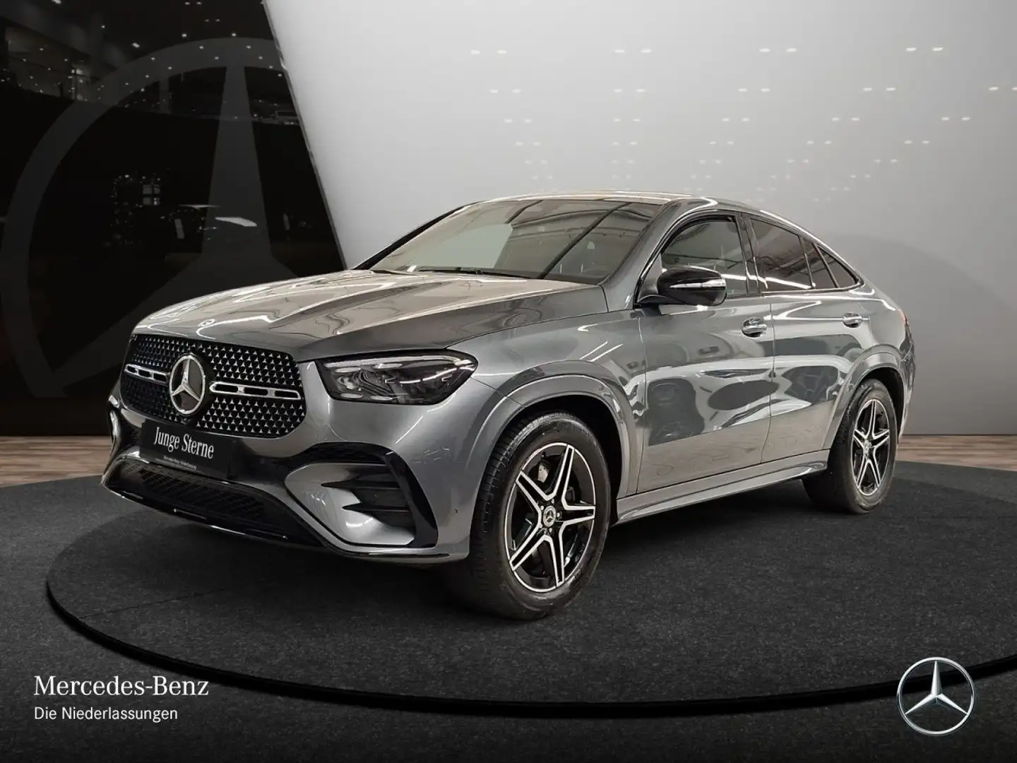 Mercedes-Benz GLE 450 d Coupé 4M AMG+NIGHT+PANO+360+AHK+STHZG Grau - 2