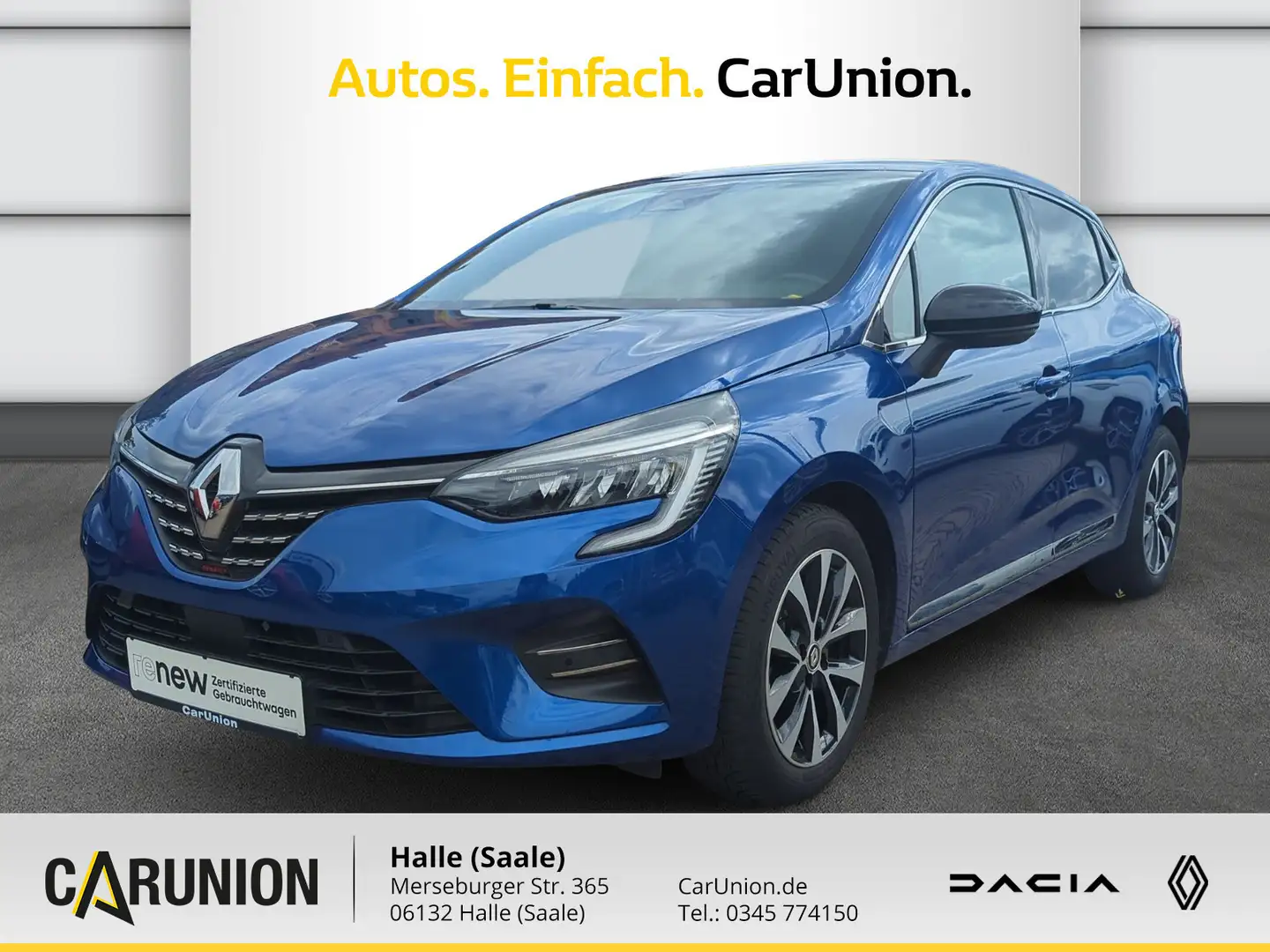 Renault Clio TECHNO TCe 90 Navi, Klima, PDC Blauw - 1