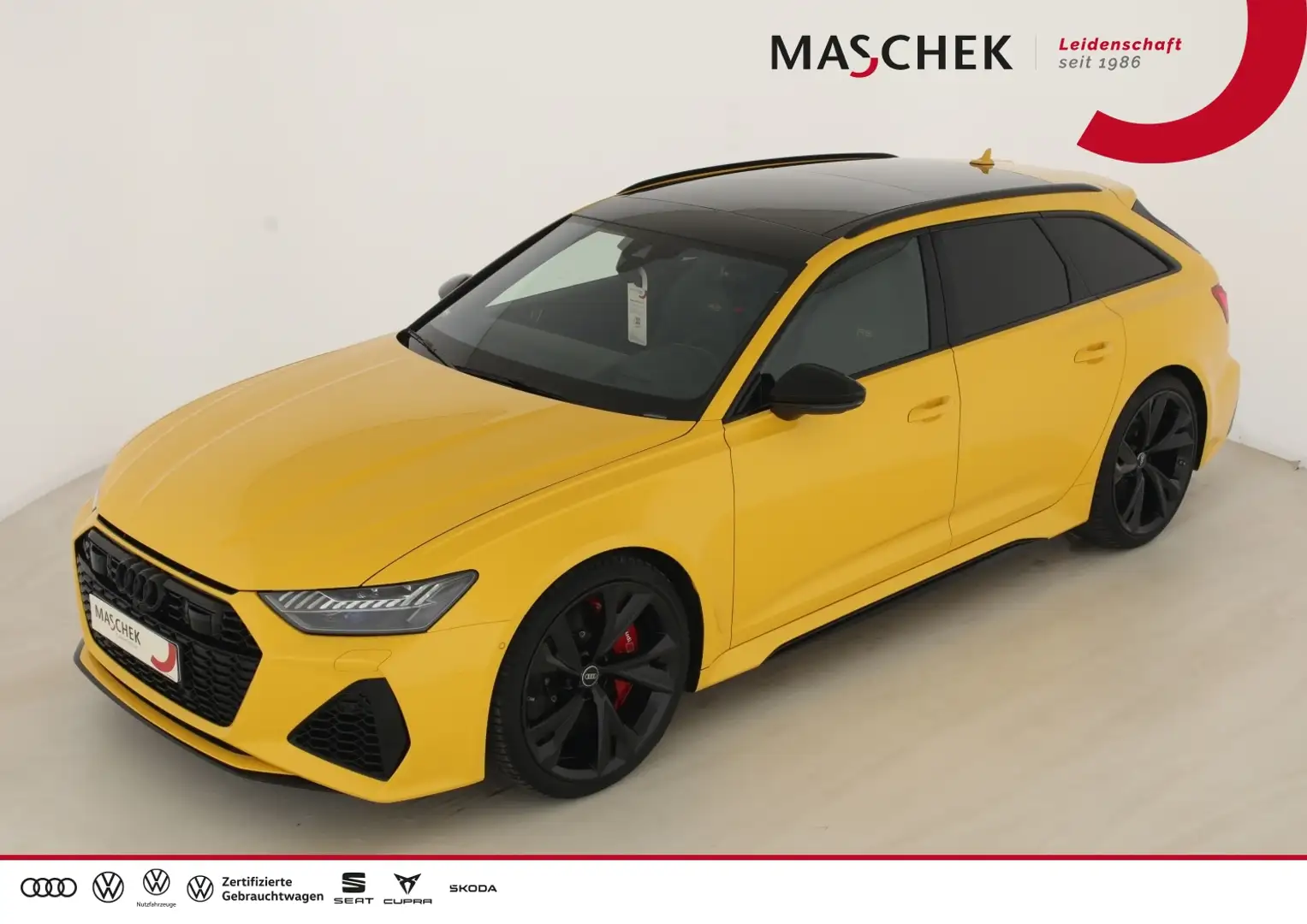 Audi RS6 Avant UPE 178.225.-  EXCLUSIVE Essentials VOLL! Giallo - 1