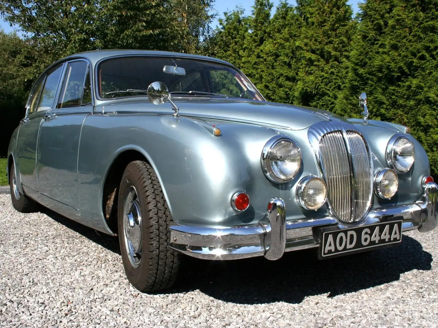 Jaguar Daimler Daimler V8 250 1963 Bleu - 1