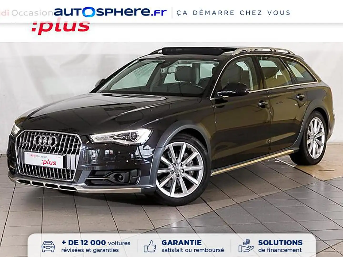 Audi A6 allroad 3.0 V6 BiTDI 320ch Avus quattro Tiptronic Gris - 1