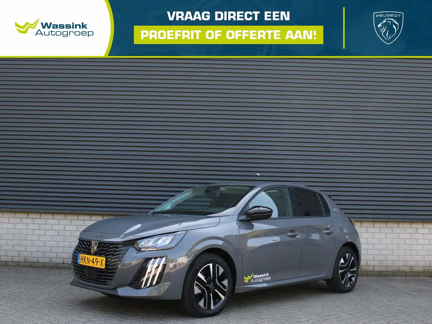 Peugeot e-208 EV Allure Avantage 51kWh 156pk I Warmtepomp I Adap Grigio - 1