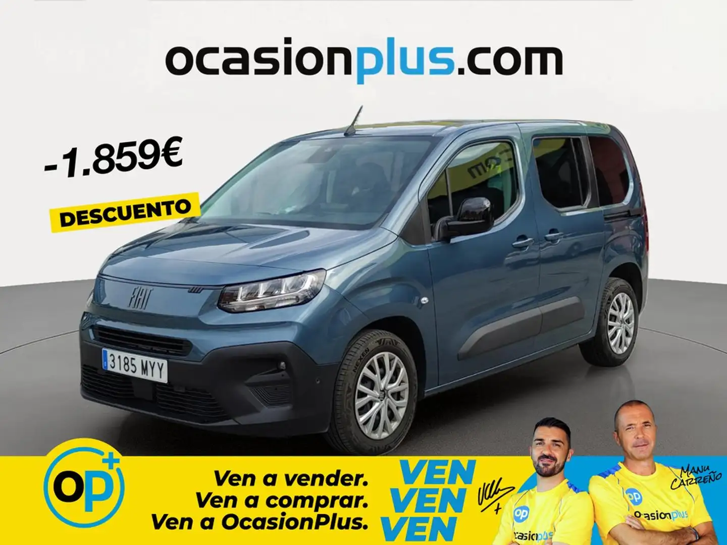 Fiat Doblo 1.5 Talla M 75KW Azul - 1