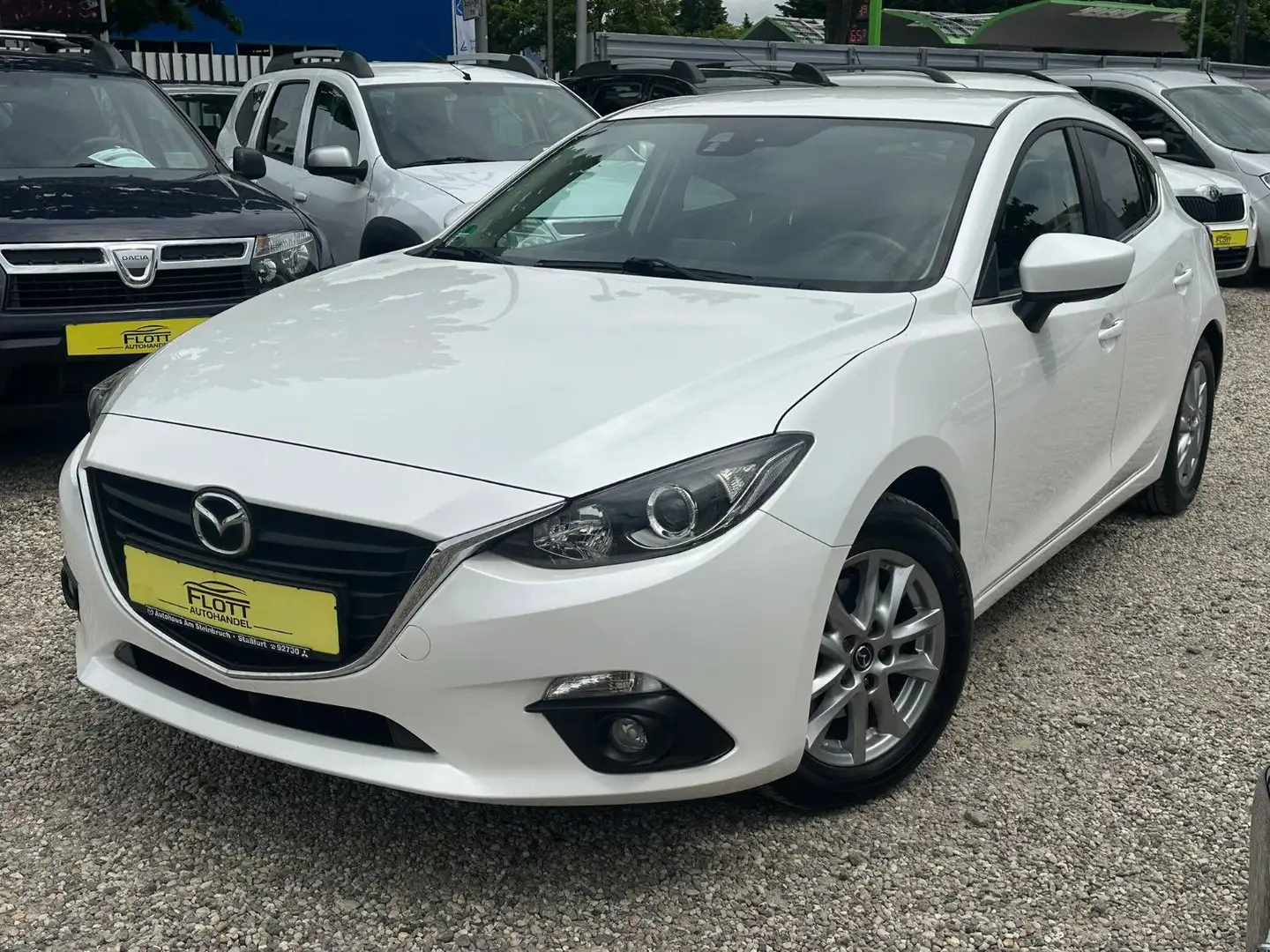 Mazda 3 2.0 Center-Line*SitzH*Klimaaut*PDC*TÜV NEU Weiß - 2
