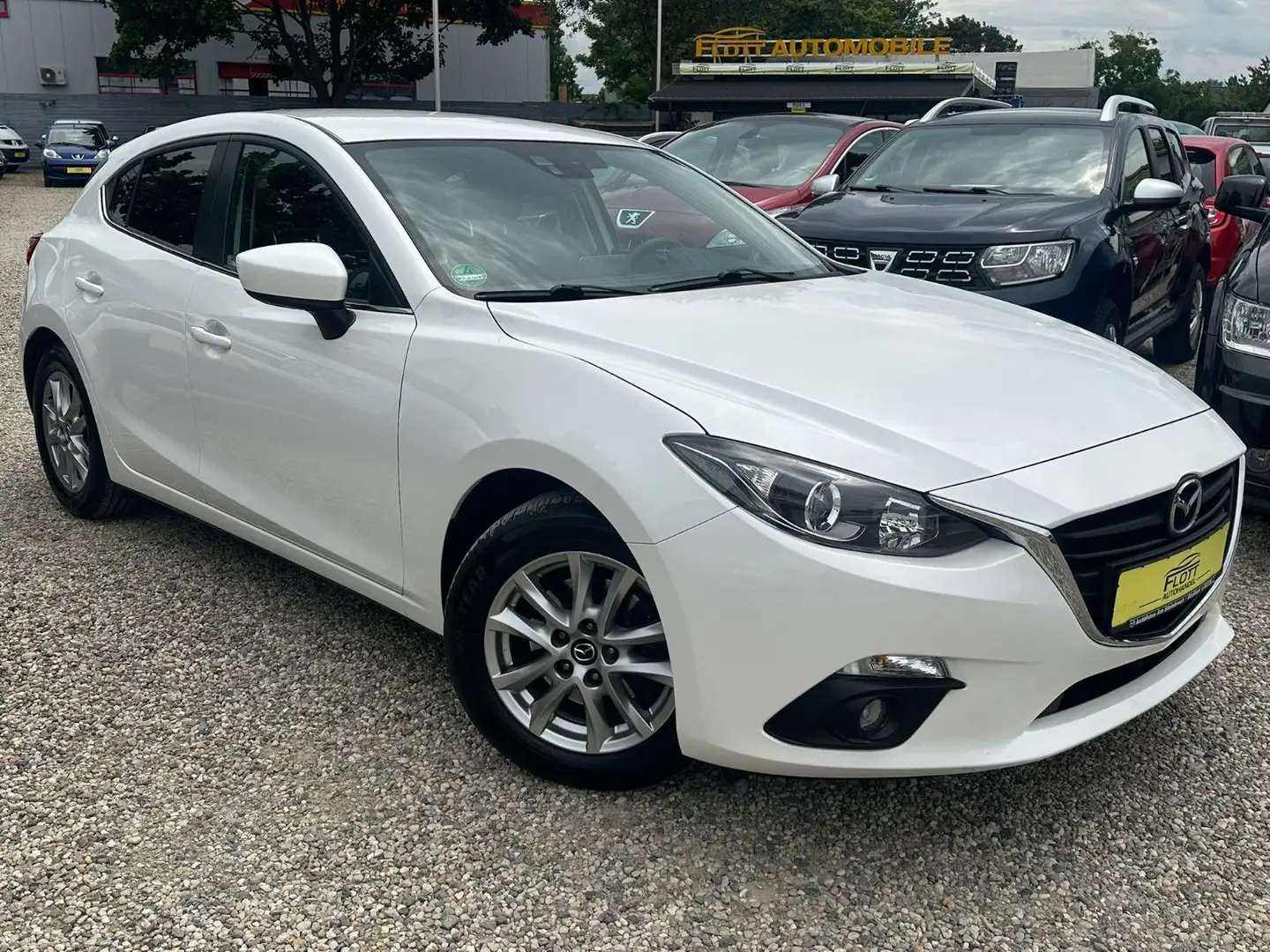 Mazda 3 2.0 Center-Line*SitzH*Klimaaut*PDC*TÜV NEU Weiß - 1