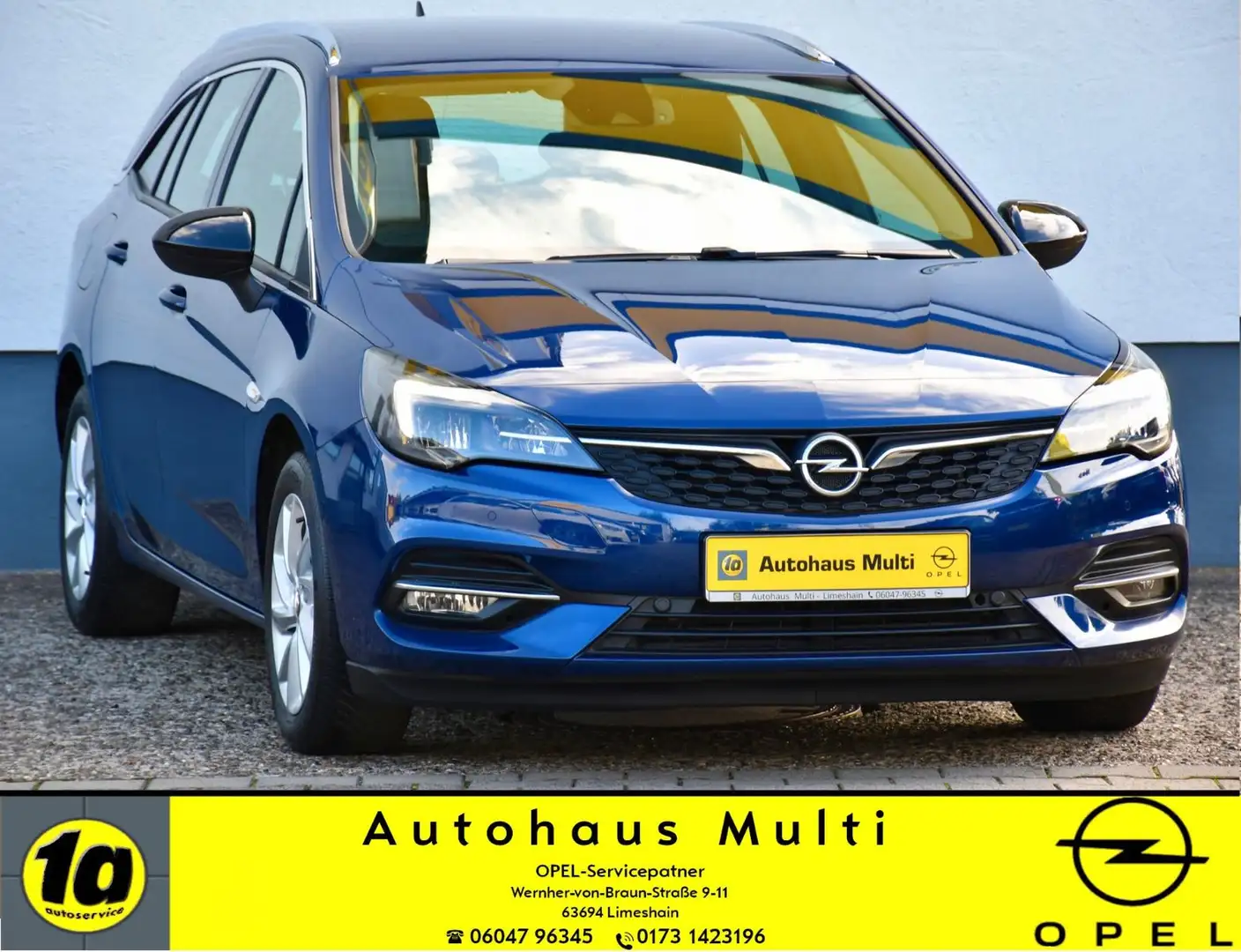 Opel Astra K ST Elegance Kamera ParkAssist Navi Sitzh Blau - 1