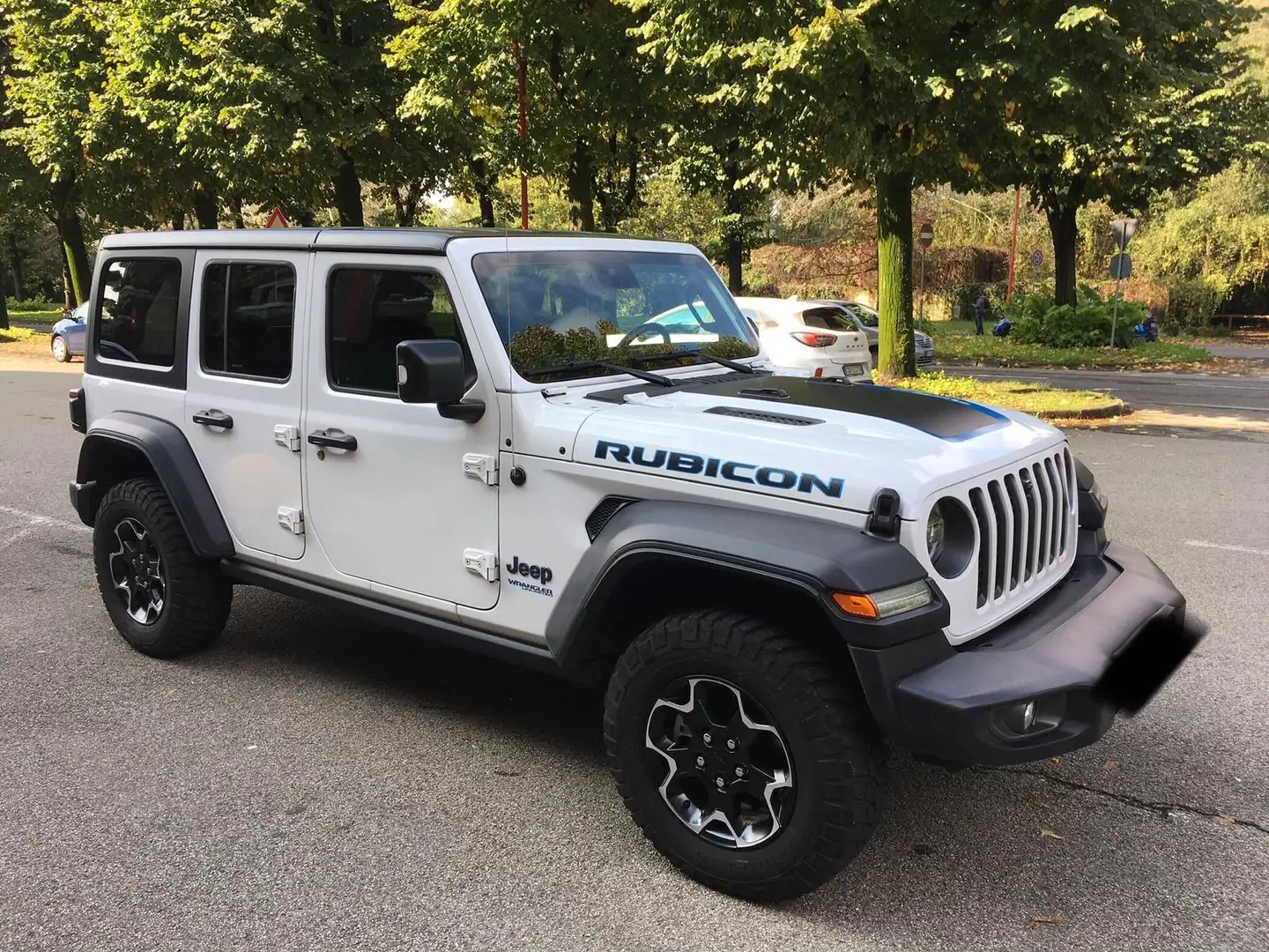 Jeep Wrangler Wrangler Unlimited 2.0 atx phev Rubicon 4xe auto Blanc - 1