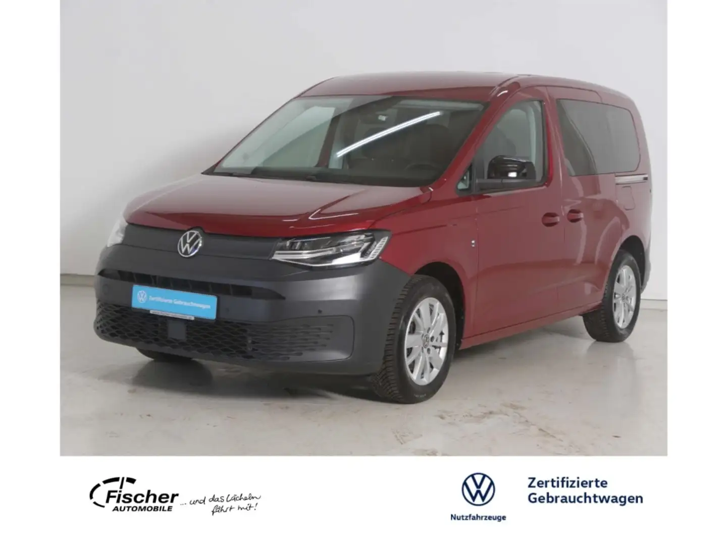 Volkswagen Caddy Kombi 1.5 TSI KR 6-Gg. AHK/LED/RFK/ACC/SH Rot - 1