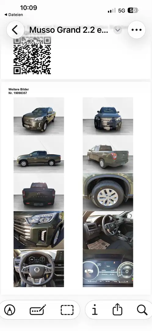 KGM Musso Grand 2.2 e-XDI 4WD Style Aut. - 1
