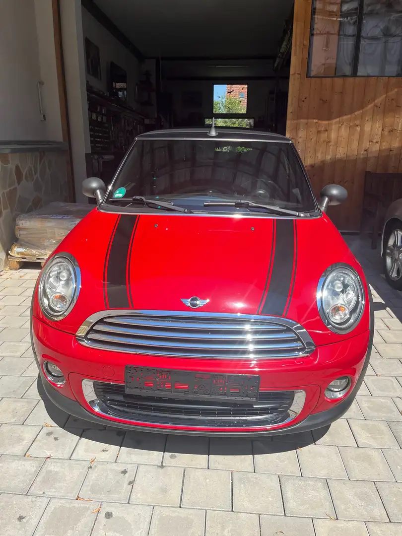 MINI One Cabrio 1.6 Red Chili wenig Km mit Klimaanlage Rot - 2