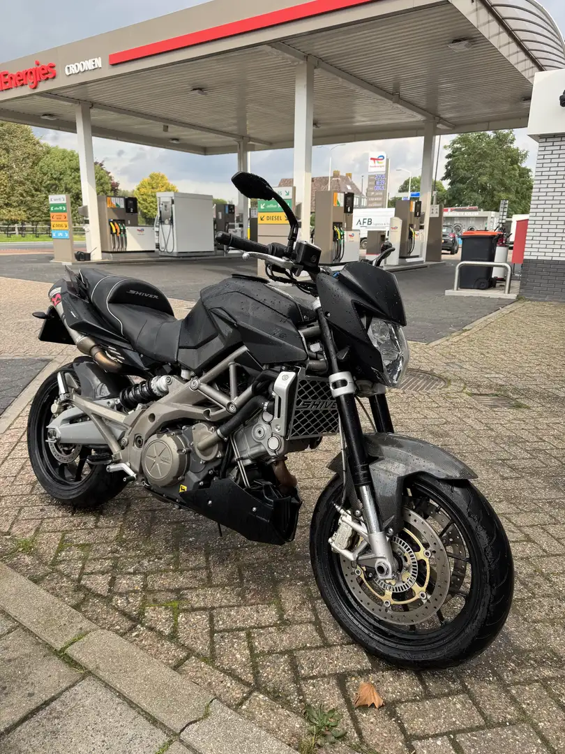 Aprilia Shiver 750 Facelift A2 Vol Vermogen Zwart - 1