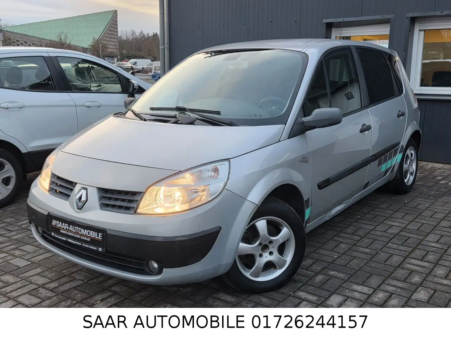 Renault Scenic Authentique 1.6 16V/AHK/TEMP/KLIMA Silber - 1
