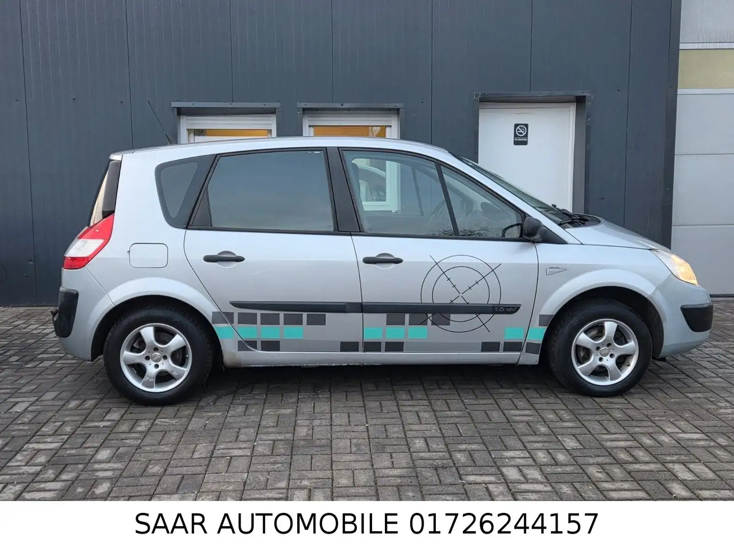 Renault Scenic Authentique 1.6 16V/AHK/TEMP/KLIMA Silber - 2