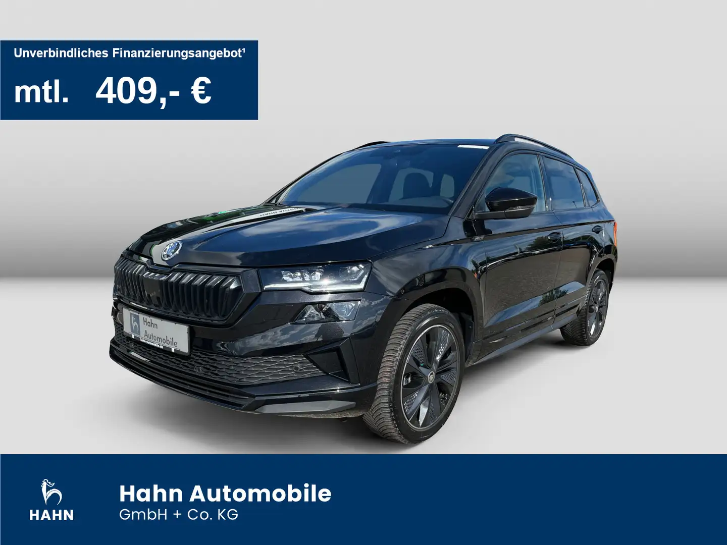 Skoda Karoq 1.5TSI DSG Sportline AHK-Vorb.Cam Pano Nav Schwarz - 1
