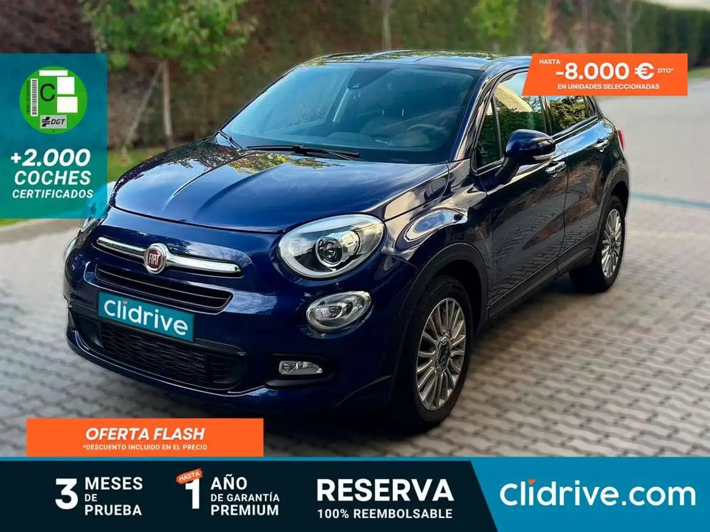 Fiat 500X 1.6Mjt Lounge 4x2 88kW Azul - 1