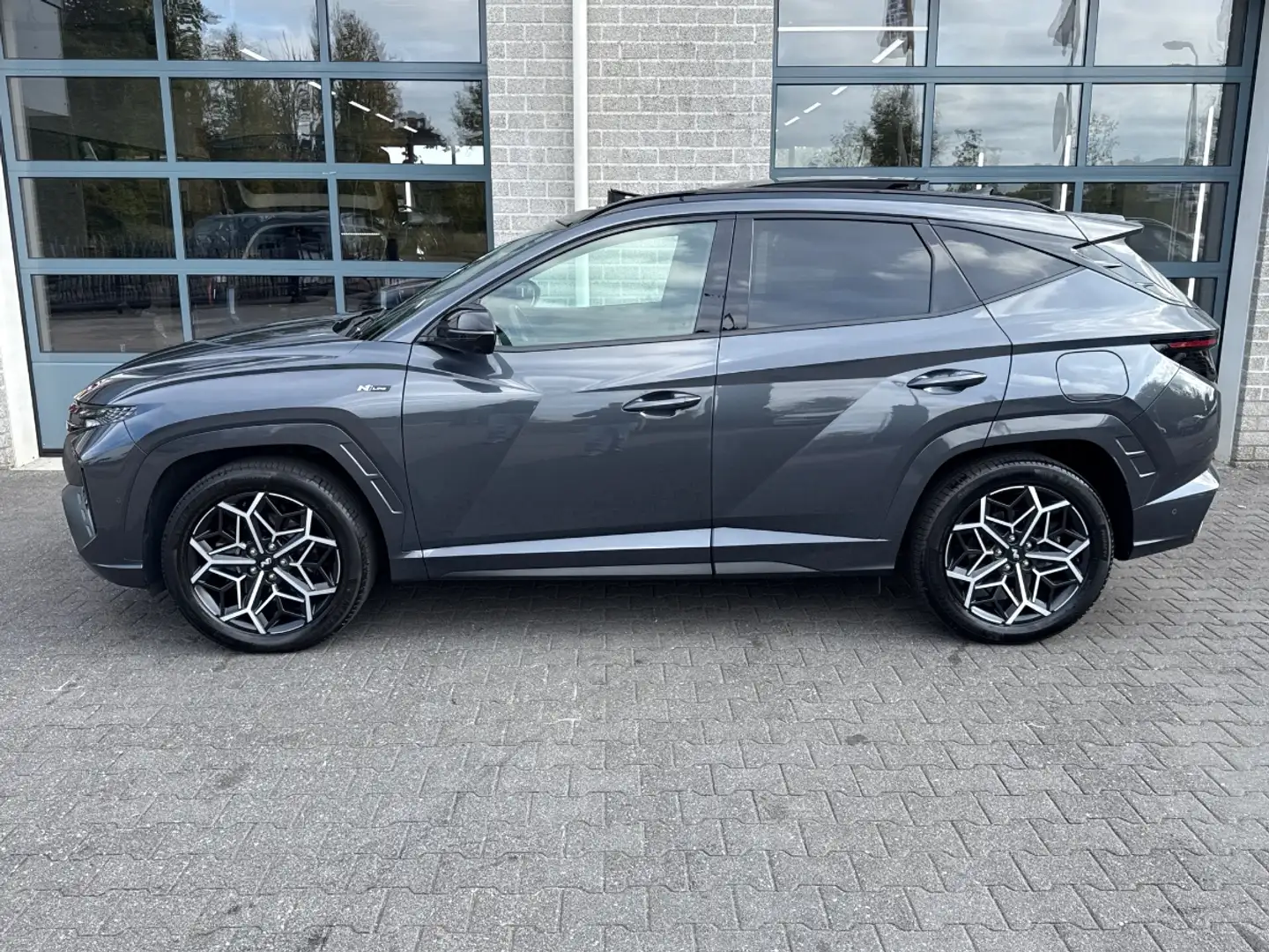 Hyundai TUCSON 1.6 T-GDI PHEV N-LINE 4WD | SCHUIFDAK | TREKHAAK | Gris - 2