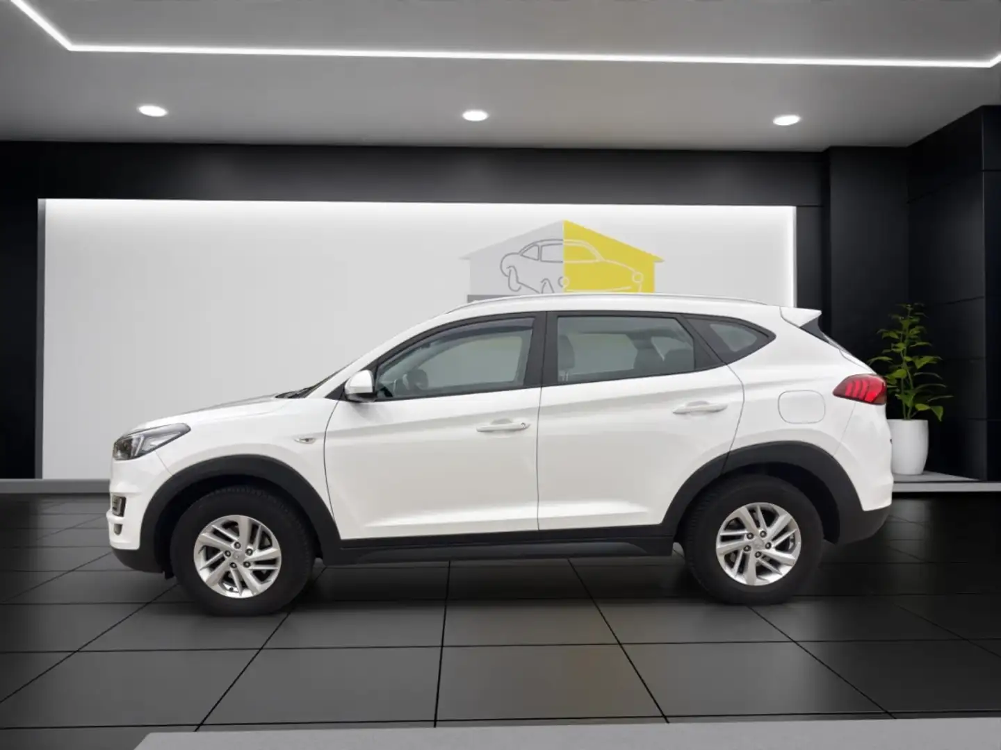 Hyundai TUCSON Trend 2WD Mehrzonenklima Fahrerprofil DAB SHZ Lenk Wit - 2