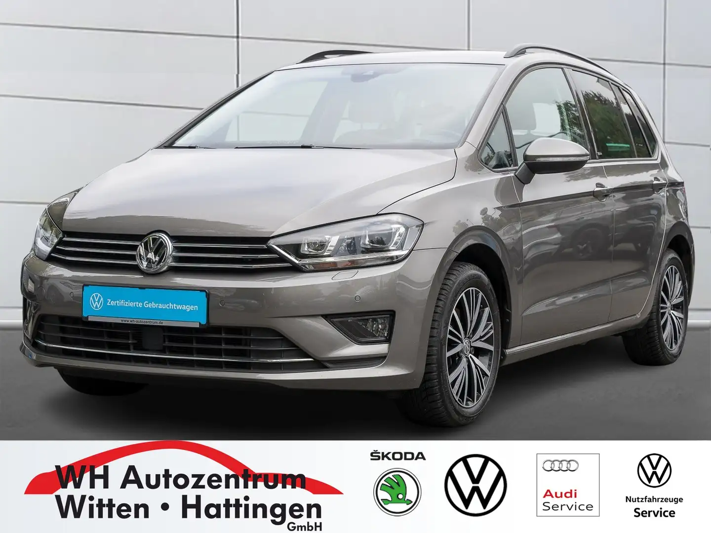 Volkswagen Golf Sportsvan 1.4 TSI Allstar NAVI XENON PDC ACC GJ-REIFEN SI... Grau - 1