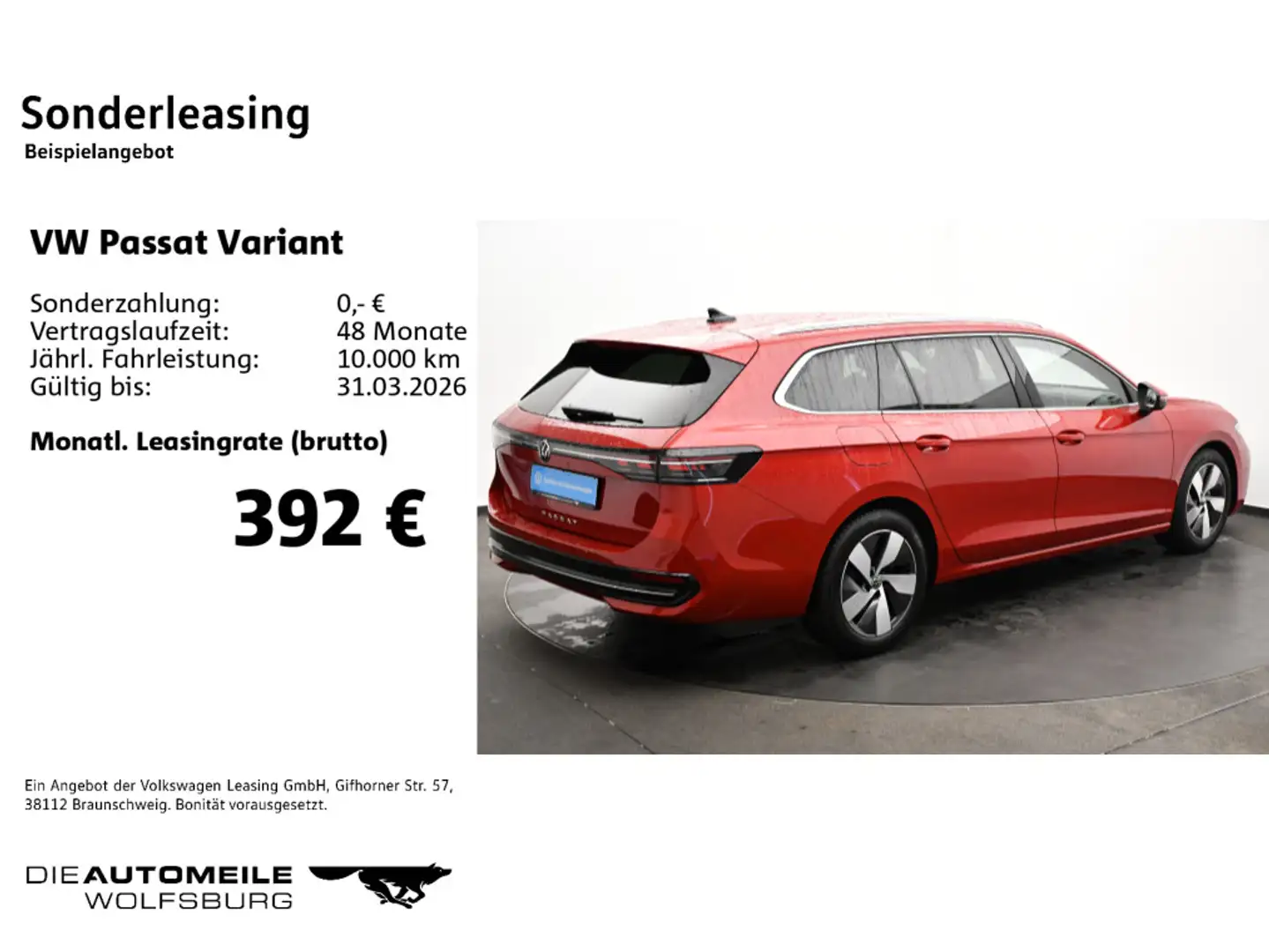 Volkswagen Passat Variant 2.0 TDI DSG Elegance neues Modell Rot - 2