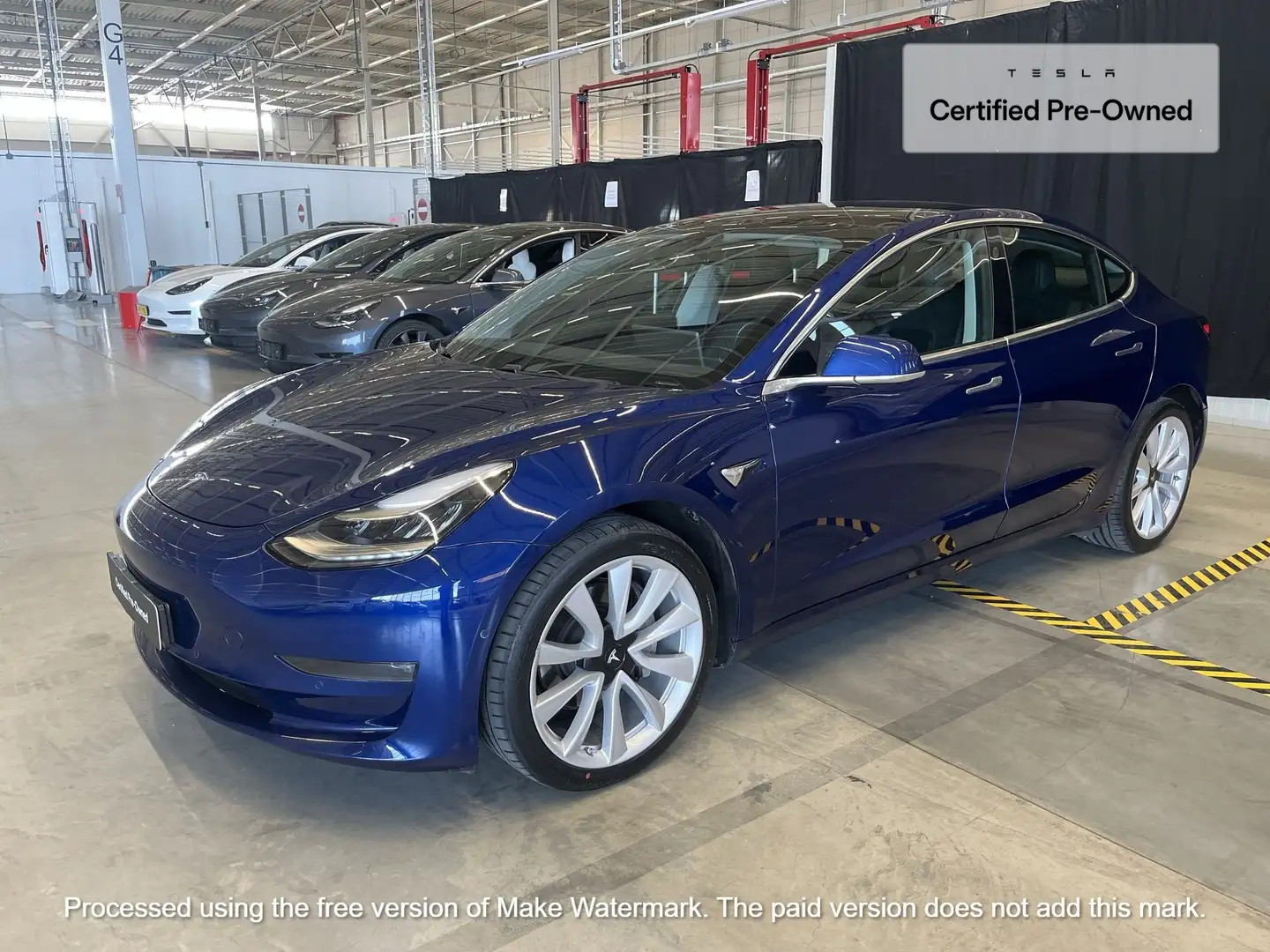 Tesla Model 3 Long Range AWD/Certified Pre owned Bleu - 1