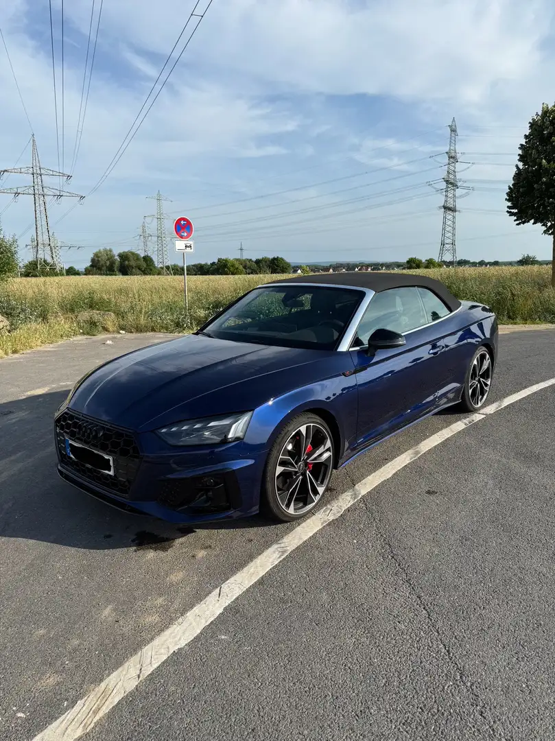 Audi A5 Cabrio Competition S-line Blau - 1