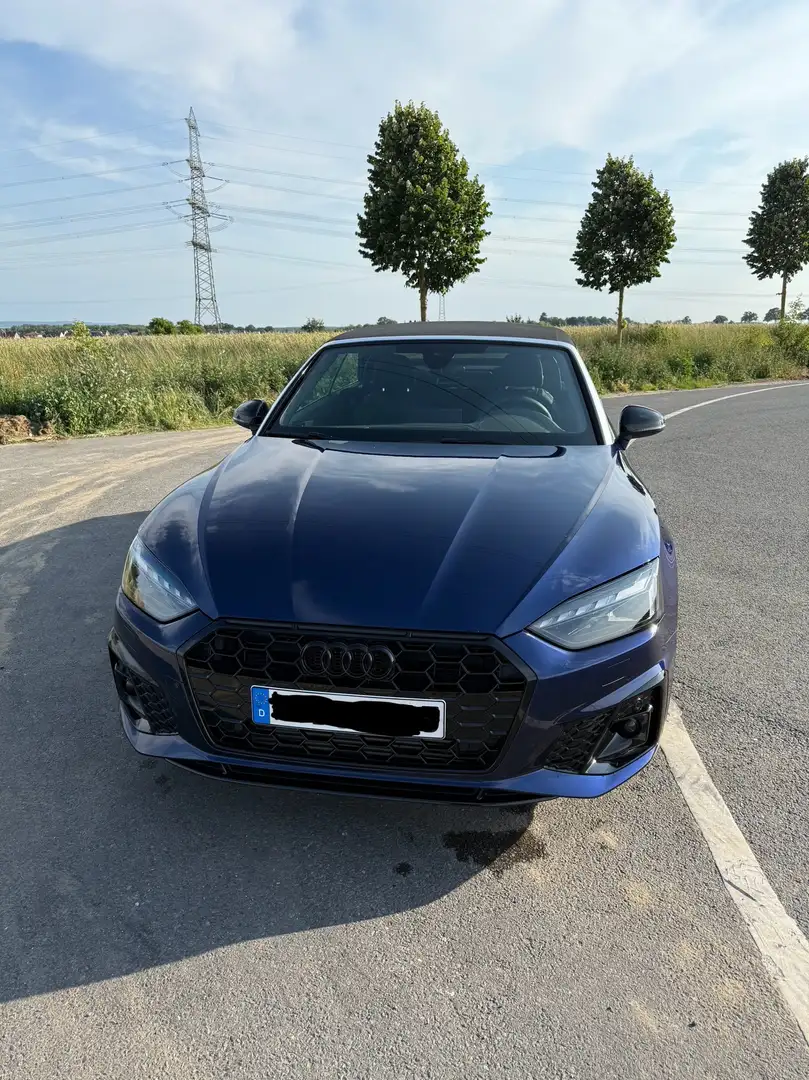 Audi A5 Cabrio Competition S-line Blau - 2
