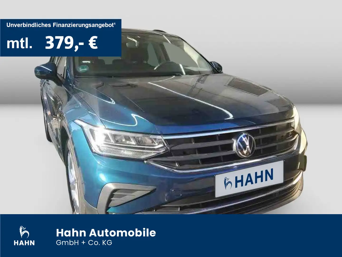 Volkswagen Tiguan 2.0TSI DSG 4Mo Life LED AHK Navi Virtual Blau - 1