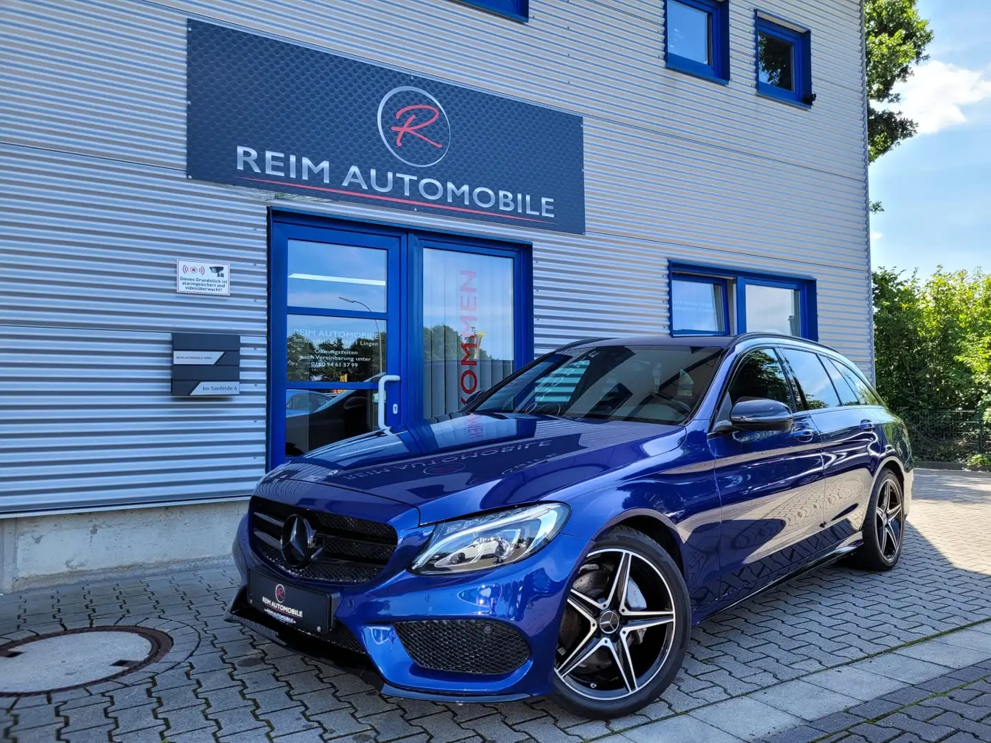 Mercedes-Benz C 450 -Klasse  180 T CGI AMG-Line *LED*AHK*LEDER*NAVI* Blu/Azzurro - 1