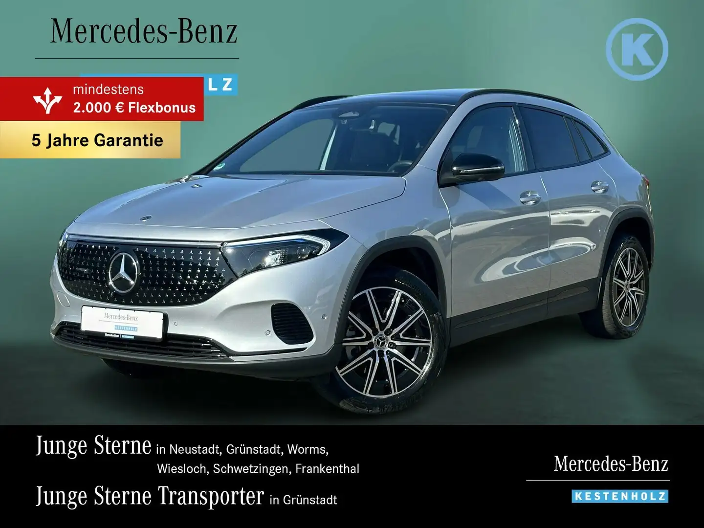 Mercedes-Benz EQA 250 EQA 250+ ELECTRIC-ART+PANO+NIGHT+360°+SOUND+KEY Argent - 1