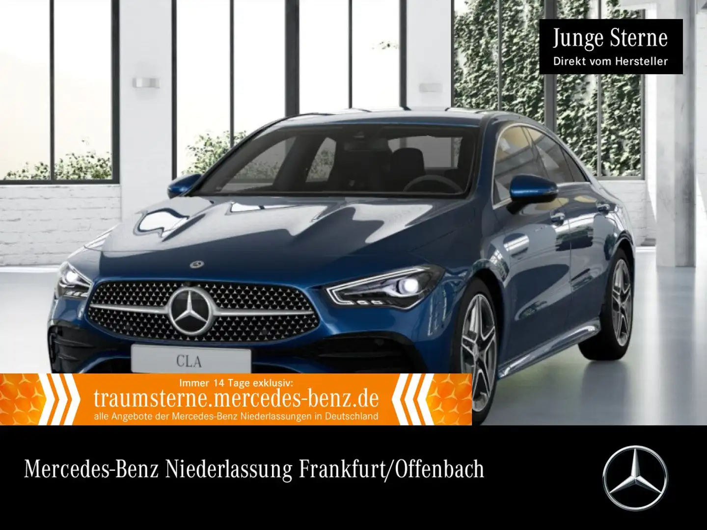 Mercedes-Benz CLA 200 AMG+360°+LED+BURMESTER+TOTW+KEYLESS+7G Azul - 1