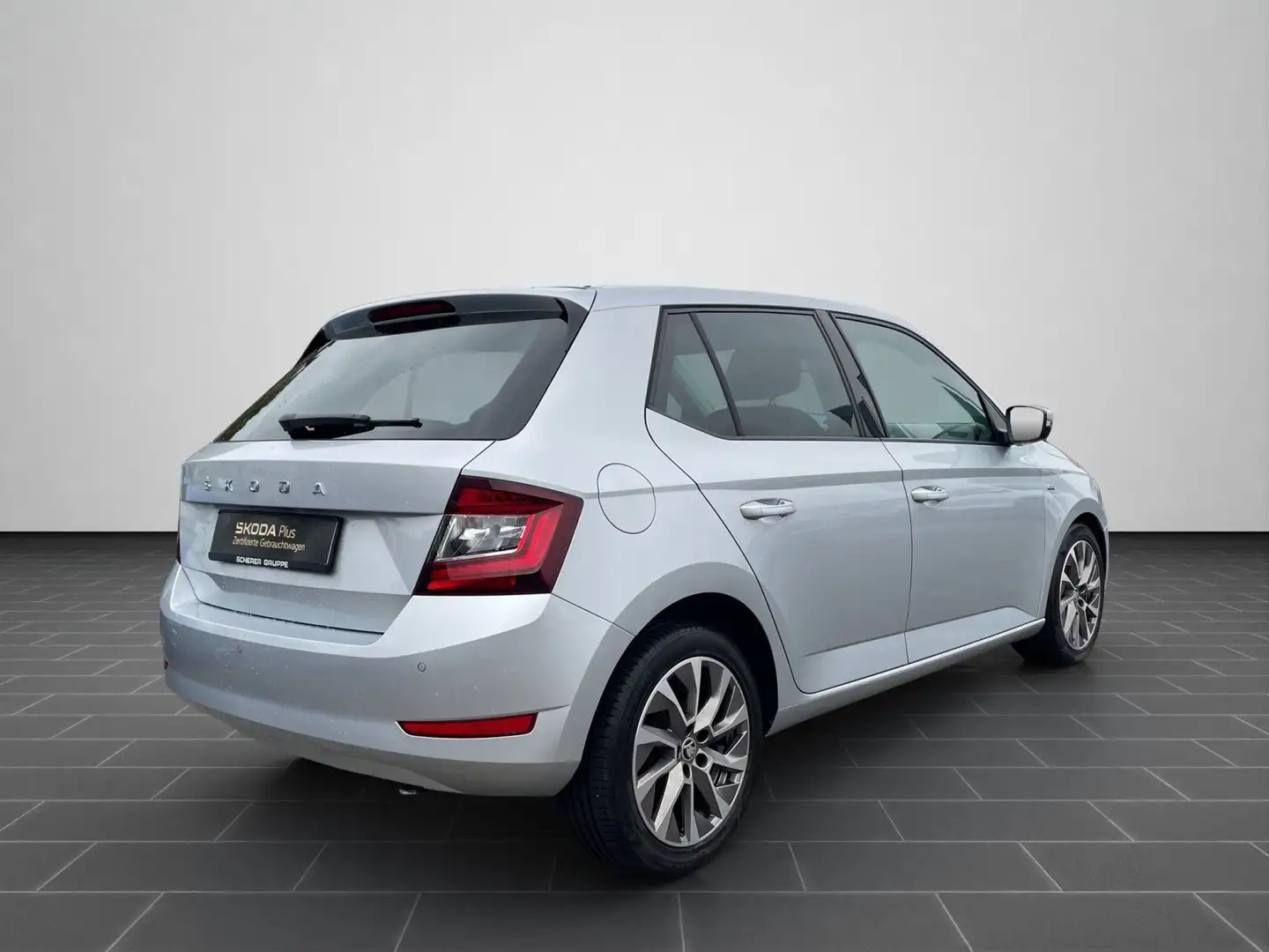 Skoda Fabia 1.0 TSI Clever Navi, Regensensor, LED, Pan Silber - 2