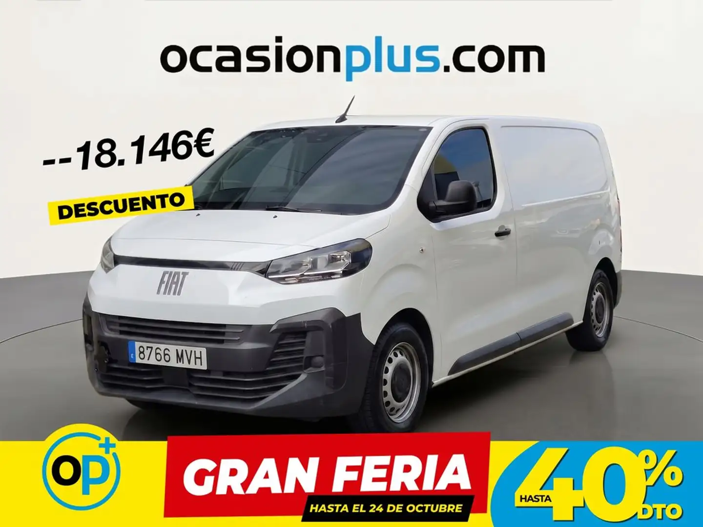 Fiat Scudo Furgón 1.5BlueHDI S&S L2 H1 88KW Blanco - 1