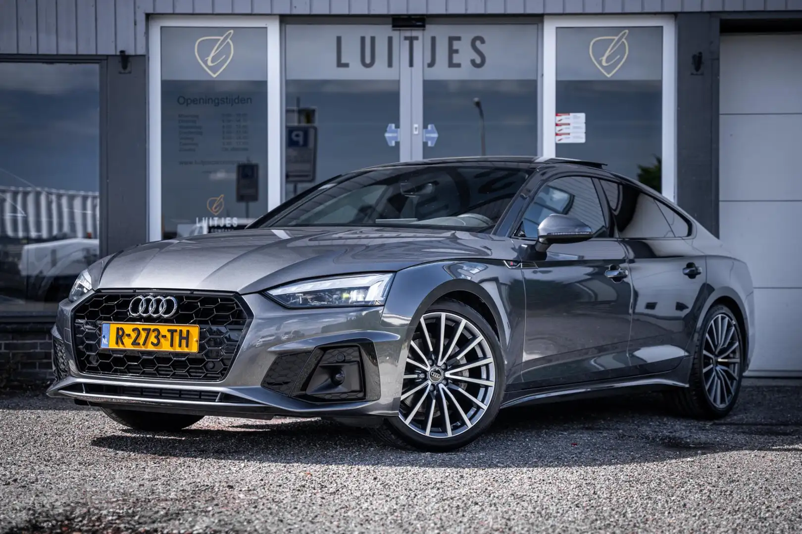 Audi A5 Sportback 40 TFSI 204pk S-Line I Pano-dak I Matrix Gris - 1