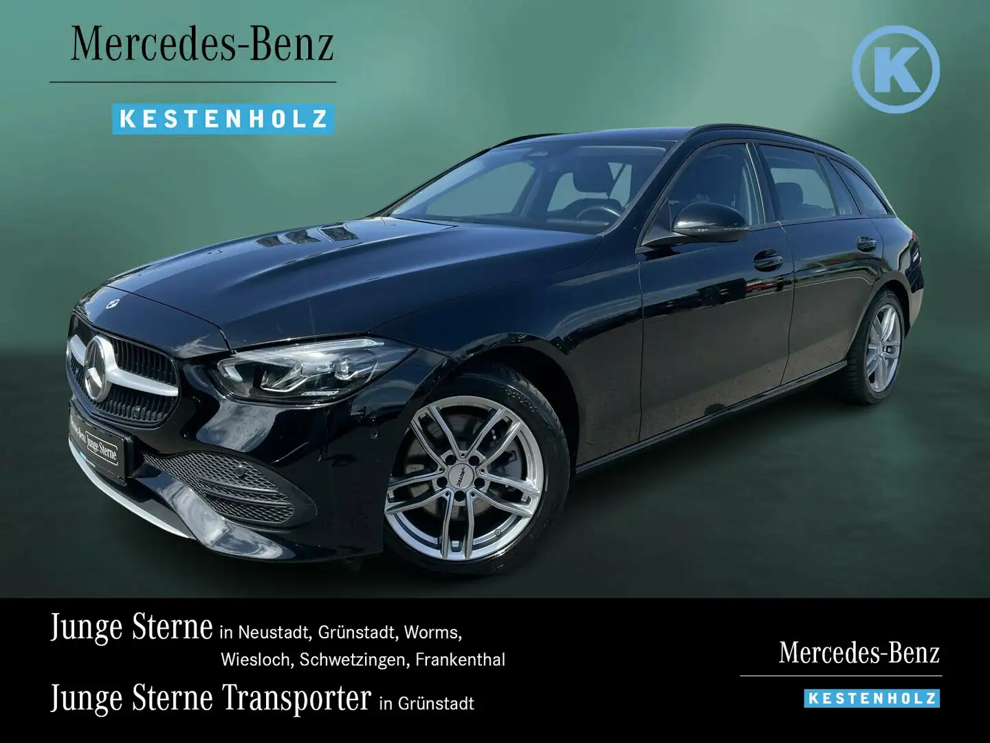 Mercedes-Benz C 200 C 200 d T KAMERA+EASYP+SPUR/BREMS+TEMPO+SHZ+NAVI Schwarz - 1