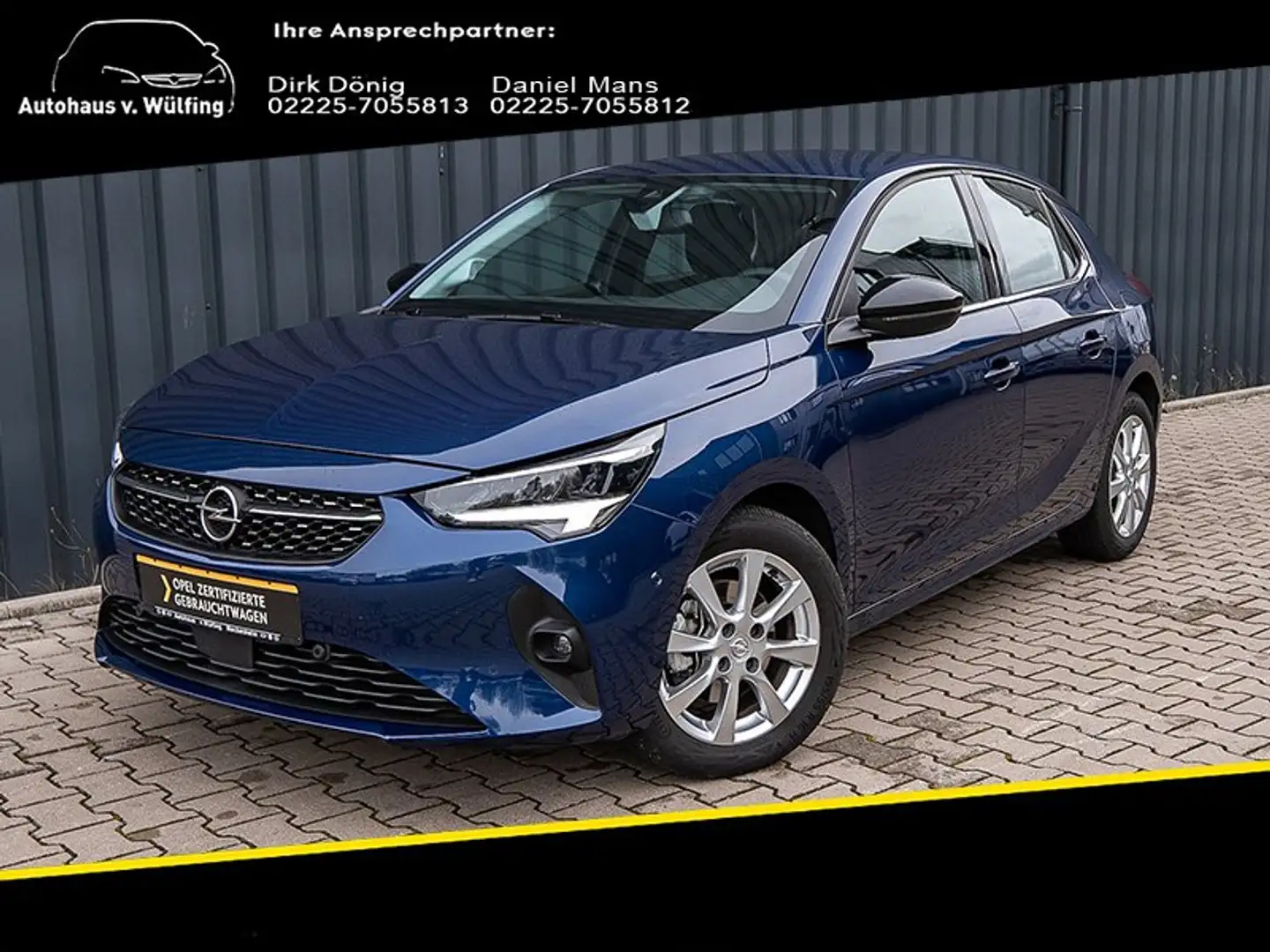 Opel Corsa Elegance +SCHECKHEFT GEPFLEGT+UNFALLFREI+GARANTIE+ Blue - 1