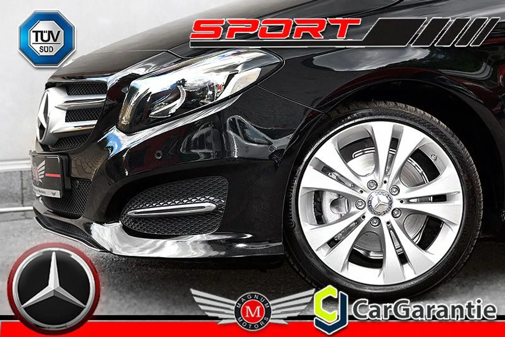 Mercedes-Benz B 220 d SPORT *1.Hand*Aut.*Leder*R-Cam* Schwarz - 1