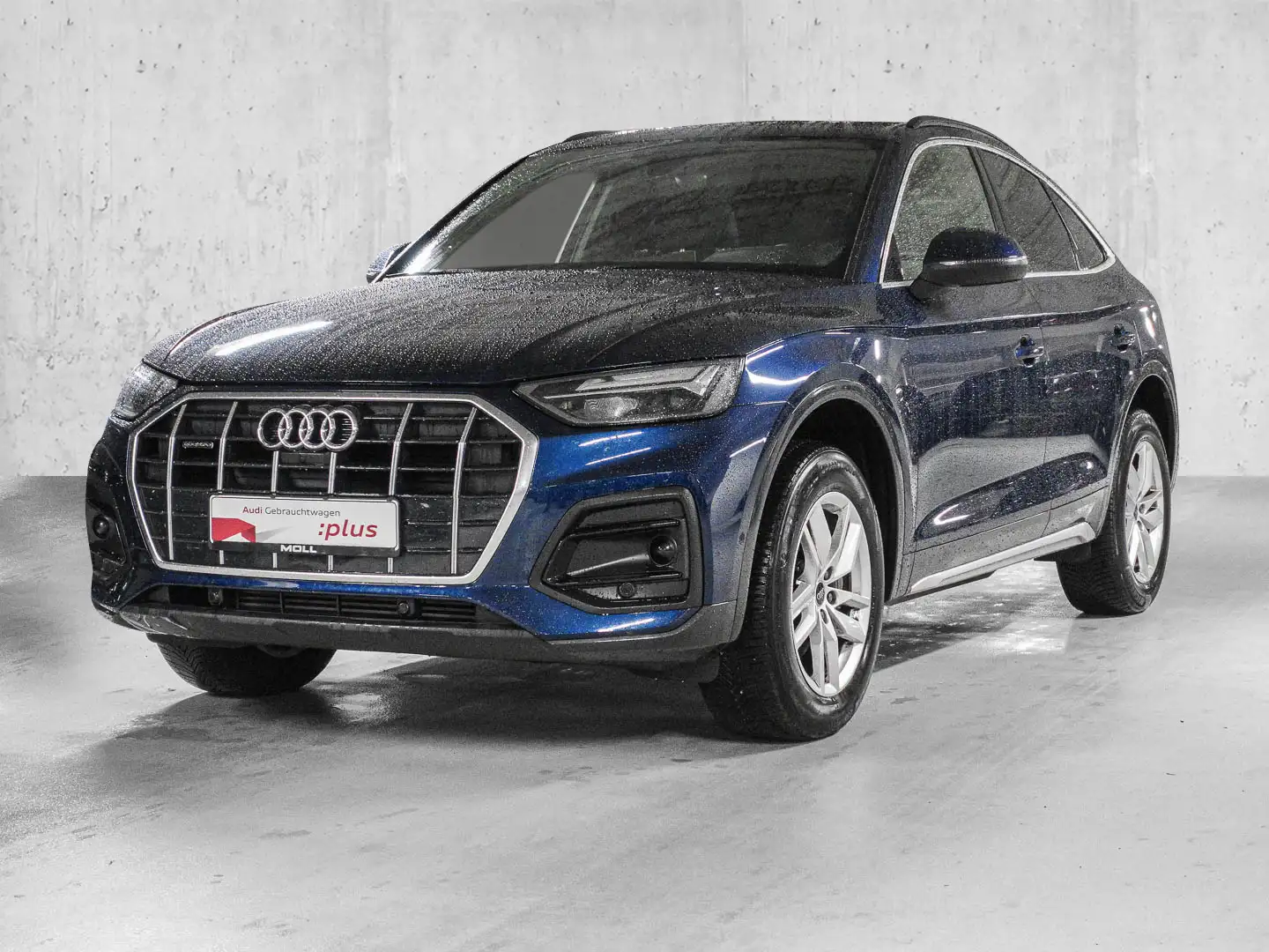 Audi Q5 Sportback 40 TFSI quattro S tronic advanced Blauw - 2