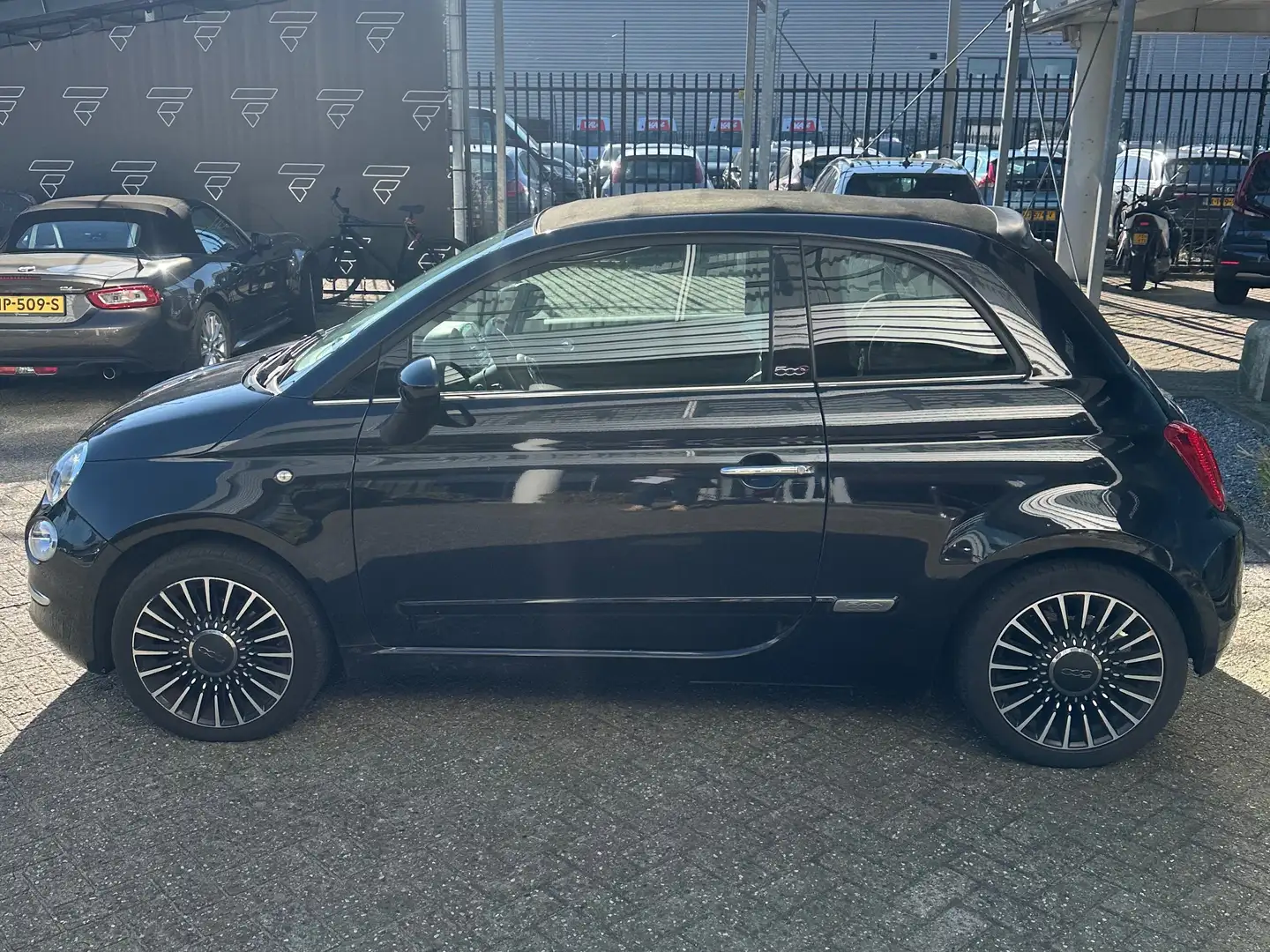 Fiat 500C 0.9 TwinAir T Lounge Zwart - 2