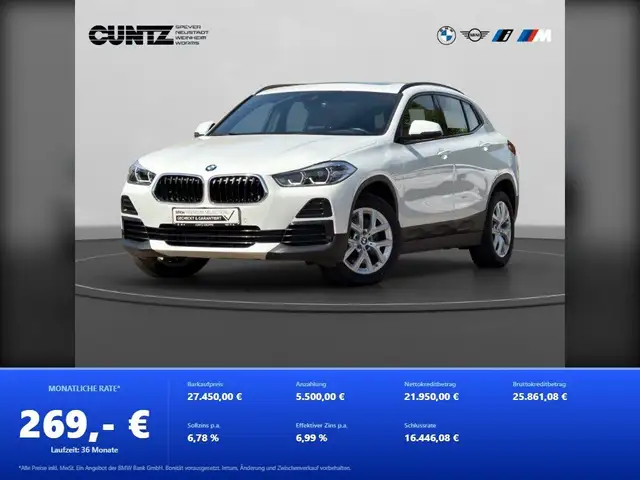Bmw X2 sDrive20d Anhängerk. Drive/Parkassist Navi HiFi