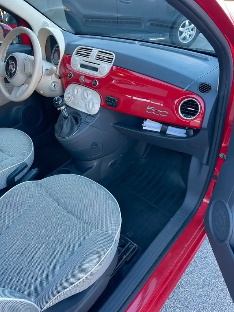 Fiat 500 500+1.3+mjt+16v+Lounge+75cv Rouge - 2