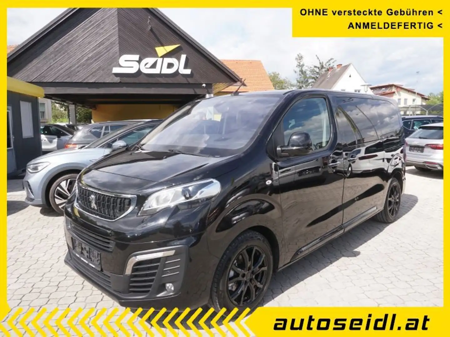 Peugeot Expert Traveller 1,5 *8 SITZE+TOPAUSSTATTUNG* Schwarz - 1