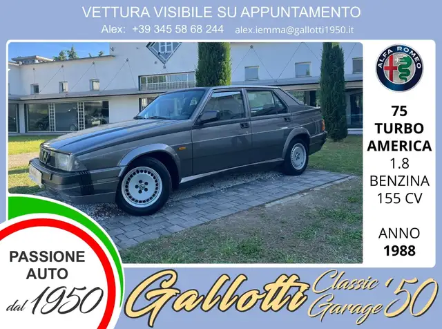 Alfa Romeo 75 TURBO AMERICA