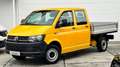 Volkswagen T6 Transporter T6 150PS*Pritsche*DOKA*5-Sitzer*Klima*AHK*1Hand* Żółty - thumbnail 4